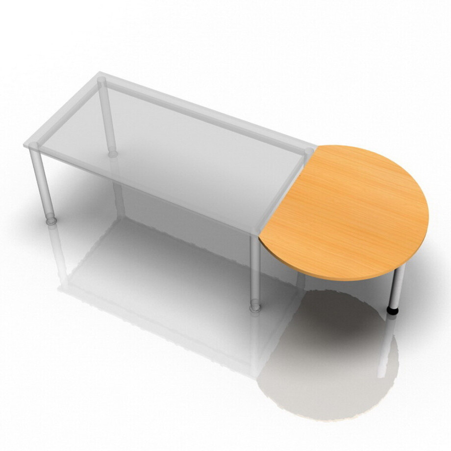 JA80 - Aanschuiftafel 80x100 Beuken afbeelding 1