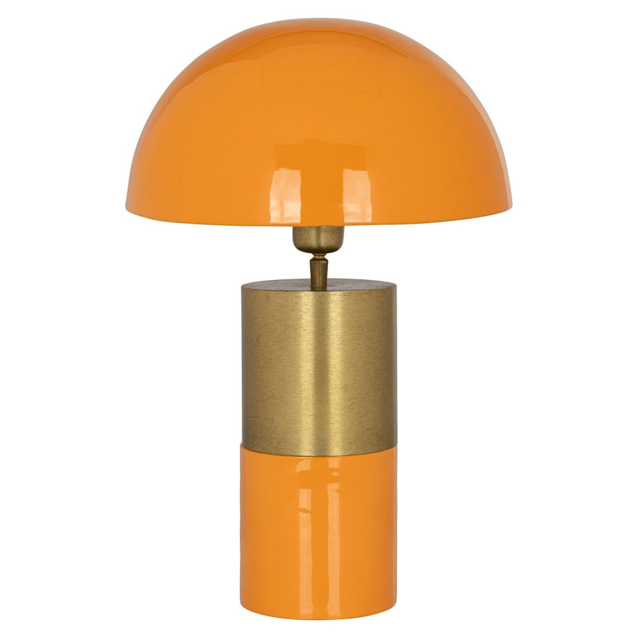 Richmond Tafellamp 'Twilla' 45cm hoog, kleur Oranje/Goud afbeelding 1