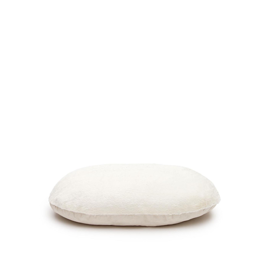 Kave Home Kussen 'Codie' t.b.v. Hondenmand Fliicker, 60 x 35cm, kleur Wit afbeelding 1