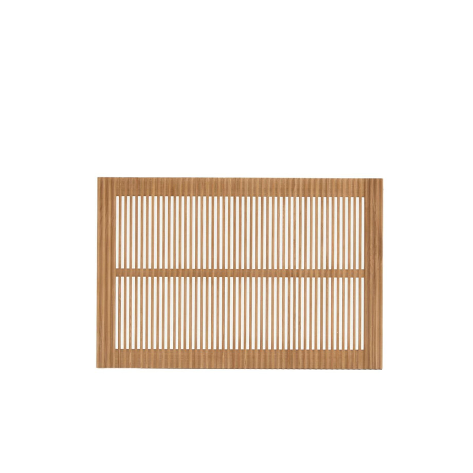 Kave Home Hoofdbord 'Beyla' Eikenhout, 105 x 70cm Kave Home Hoofdbord 'Beyla' Eikenhout, 105 x 70cm afbeelding