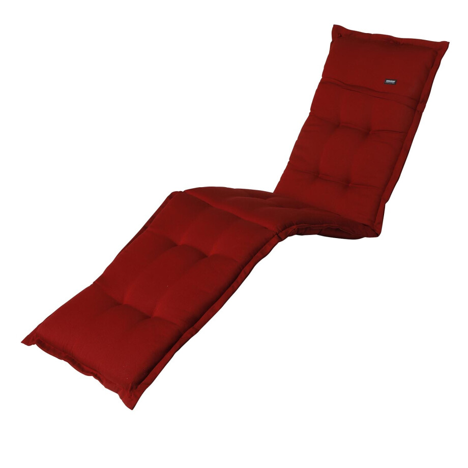 Ligbedkussen   Rib red afbeelding 