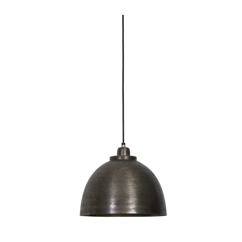 Light & Living Hanglamp 'Kylie' 30cm, donker ruw nikkel afbeelding 