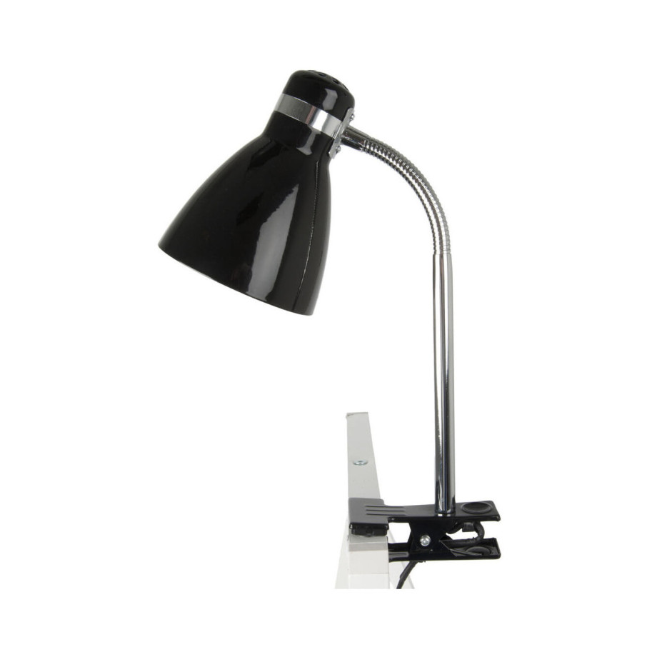Leitmotiv Tafellamp 'Study' Met clip, kleur Zwart afbeelding 1