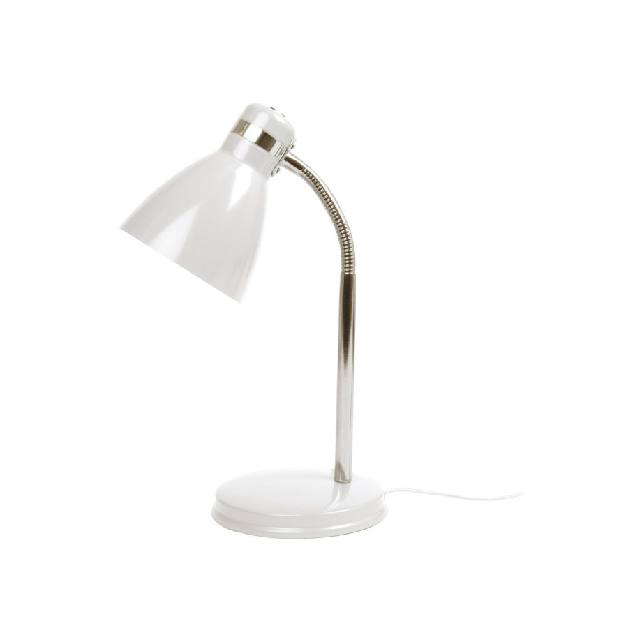 Leitmotiv Tafellamp 'Study' 32cm hoog, kleur Wit afbeelding 1