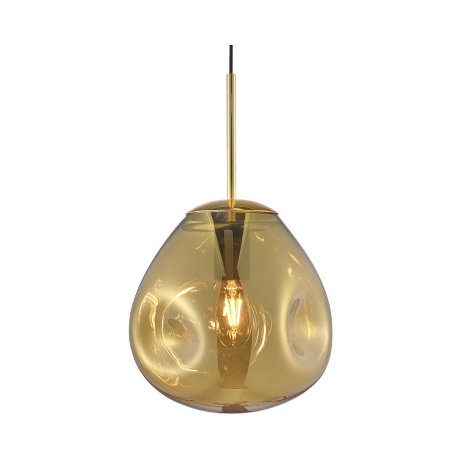 Leitmotiv Hanglamp 'Blown Glass' ø25cm, kleur Goud afbeelding 1