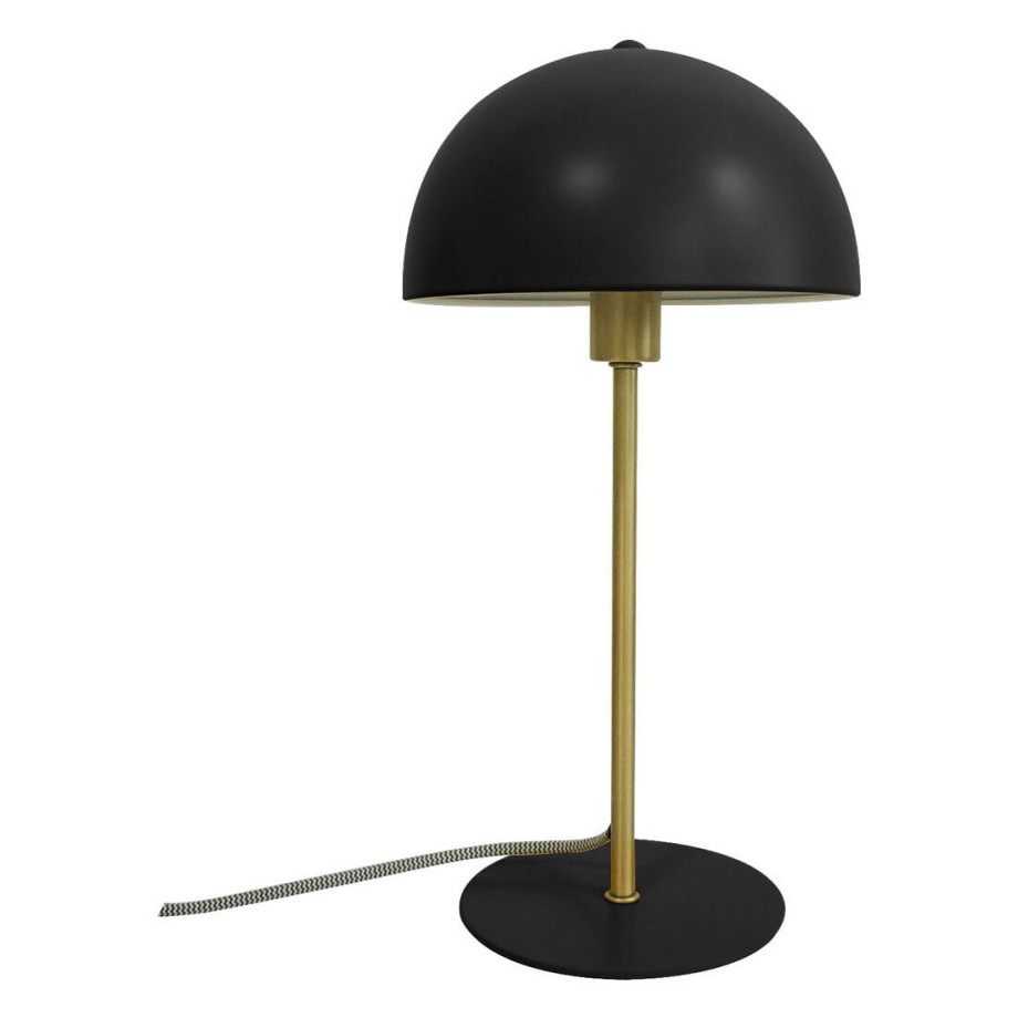Leitmotiv Tafellamp 'Bonnet' ø20cm, kleur Zwart afbeelding 1