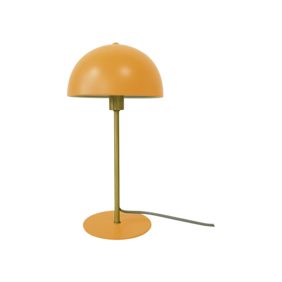 Leitmotiv Tafellamp 'Bonnet' ø20cm, kleur Geel afbeelding 1