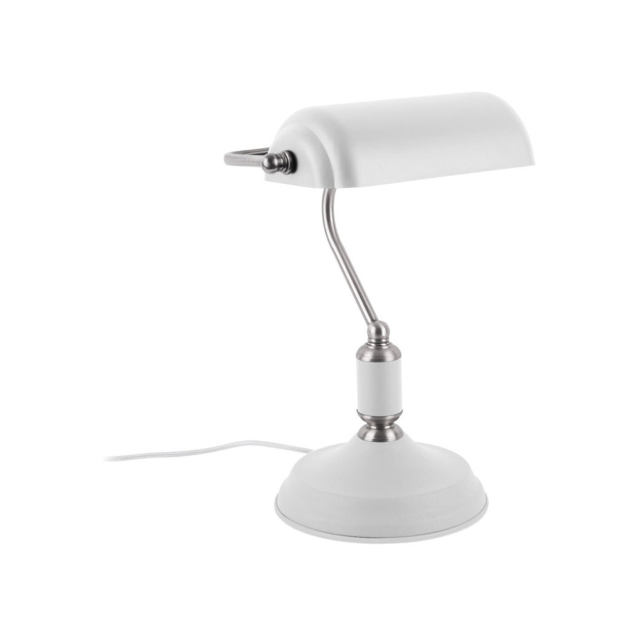 Leitmotiv Tafellamp 'Bank' kleur Wit afbeelding 1