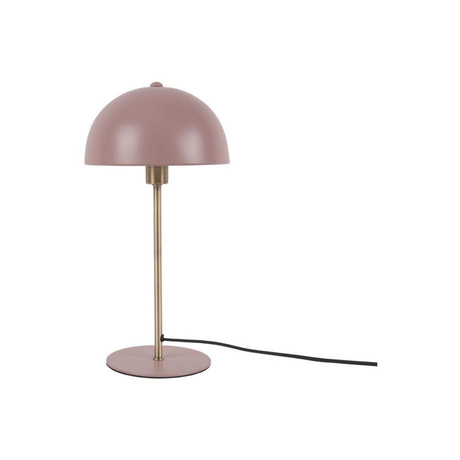 Leitmotiv Tafellamp 'Bonnet' ø20cm, kleur Zachtroze afbeelding 1
