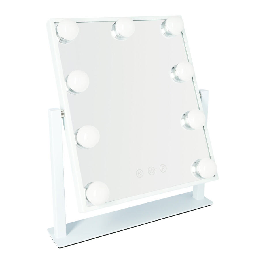 LYVION Make-up spiegel met verlichting - LED - Wit afbeelding 1