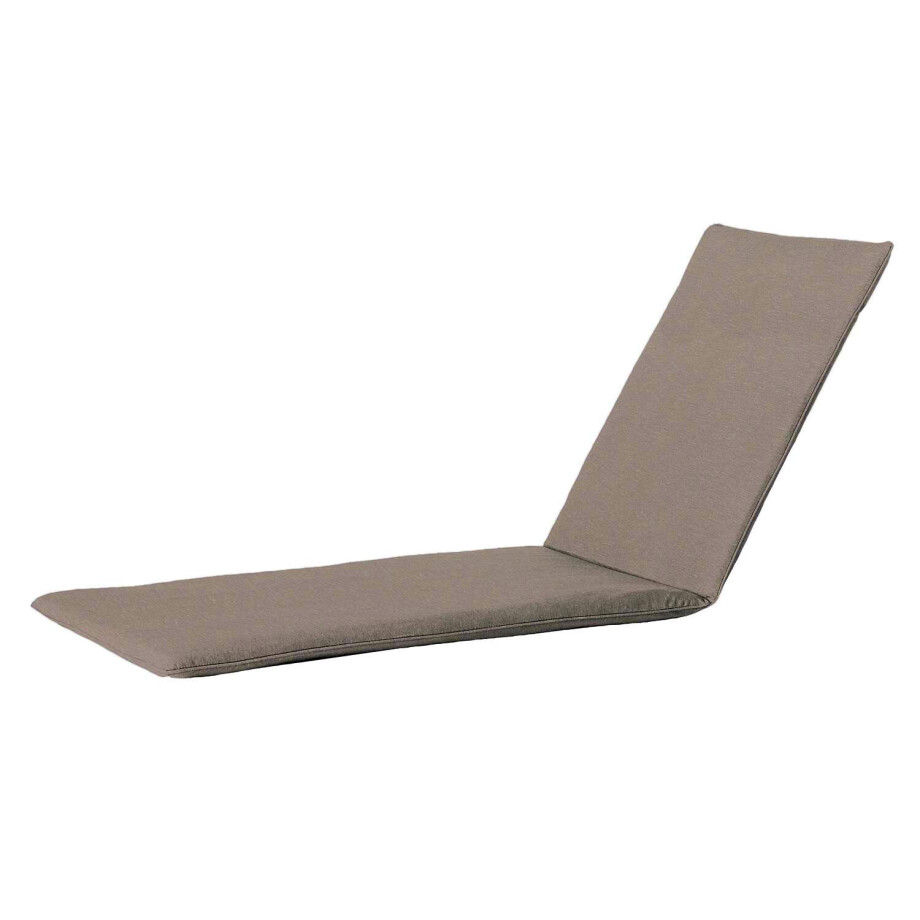 Ligbedkussen   Panama taupe (afritsbaar) afbeelding 
