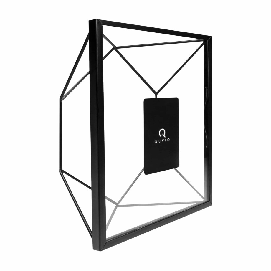 QUVIO Fotolijst - 6,5 x 15 x 20,5 cm - Hexagon - Zwart afbeelding 1