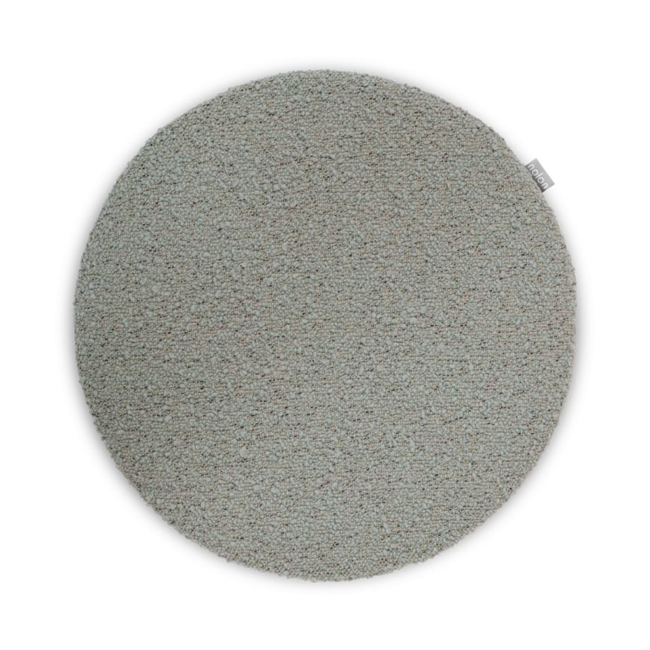 Lot zitkussen bouclé lichtgroen Lot zitkussen bouclé lichtgroen afbeelding 1