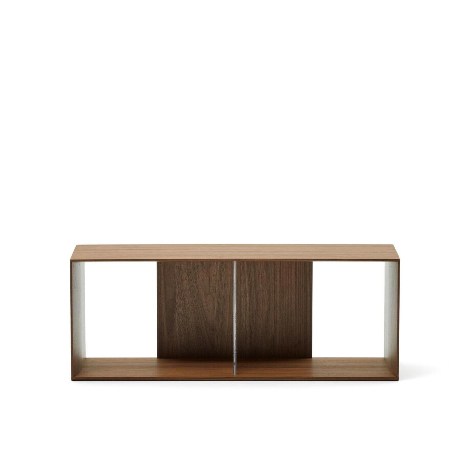 Kave Home Modulair Wandrek 'Litto' Walnoot, 38 x 101cm Kave Home Modulair Wandrek 'Litto' Walnoot, 38 x 101cm afbeelding 1