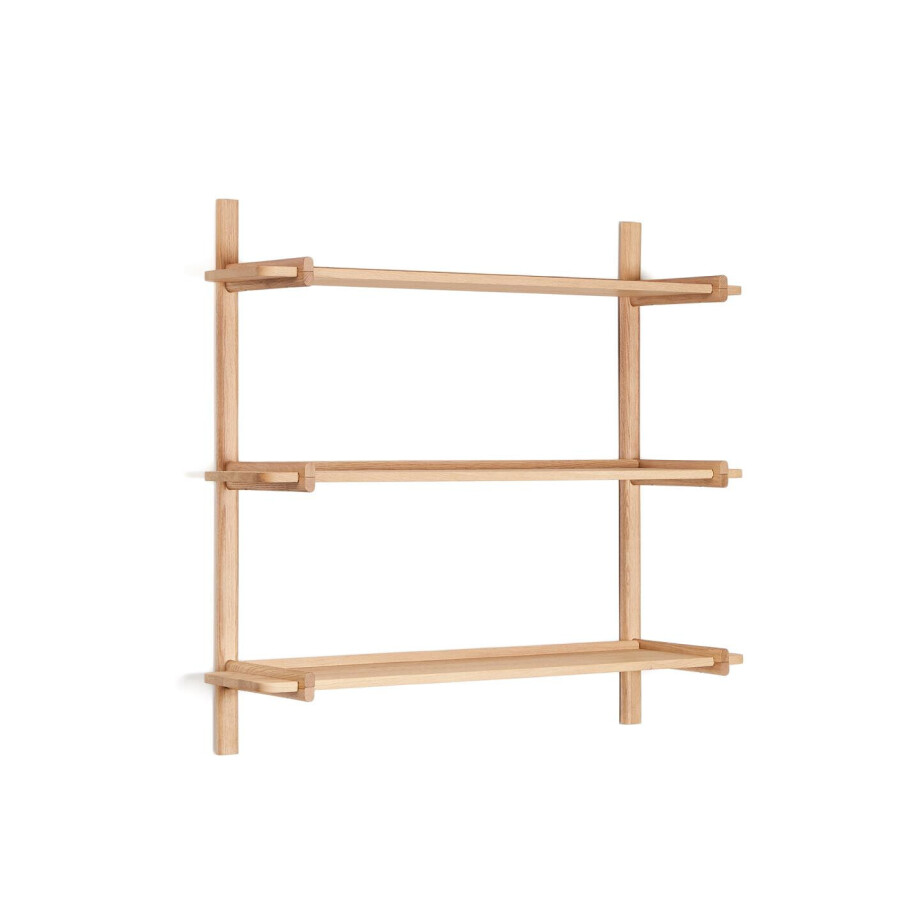 Kave Home Wandrek 'Sitra' Eikenhout, 98 x 110cm afbeelding 