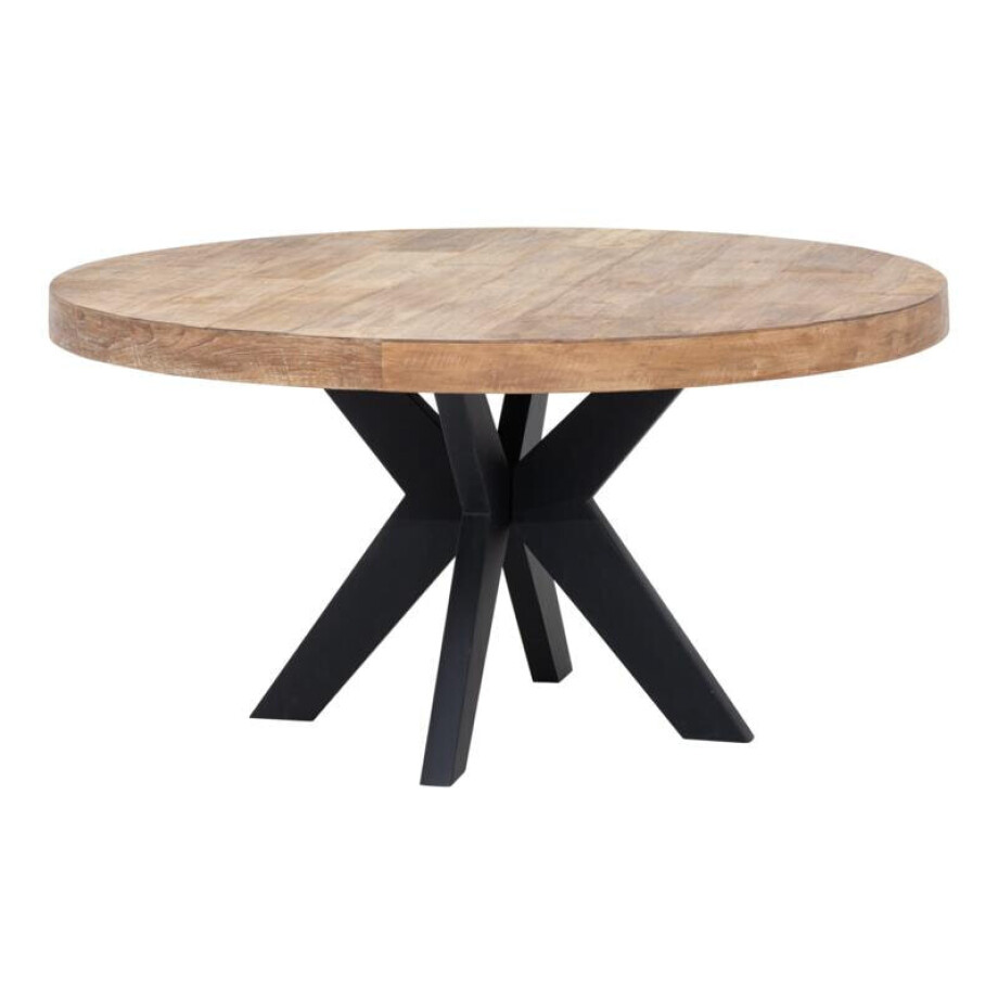 DTP Home Ronde Eettafel 'Darwin' Teakhout, 150cm DTP Home Ronde Eettafel 'Darwin' Teakhout, 150cm afbeelding 1
