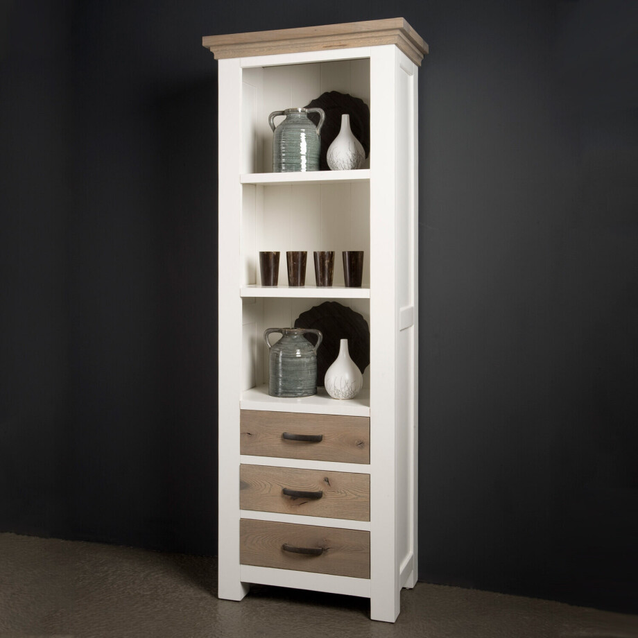 Tower Living Boekenkast 'Parma' kleur wit Tower Living Boekenkast 'Parma' kleur wit afbeelding 1