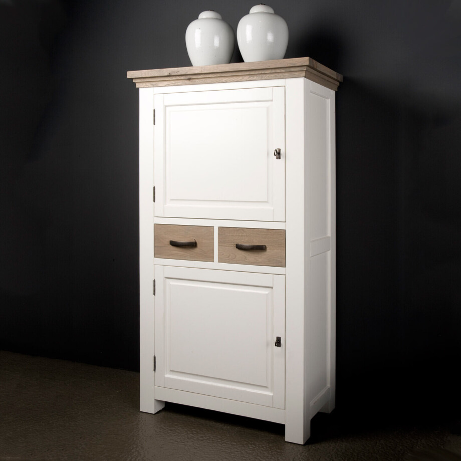 Tower Living Opbergkast L 'Parma' kleur wit afbeelding 1