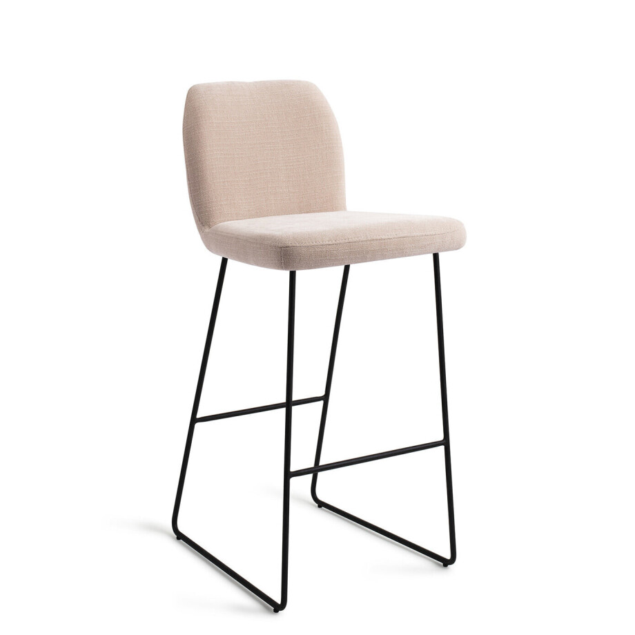 Jesper Home Barkruk 'Ikata' Slide Black, kleur Sand Strand (zithoogte 75cm) Jesper Home Barkruk 'Ikata' Slide Black, kleur Sand Strand (zithoogte 75cm) afbeelding 1