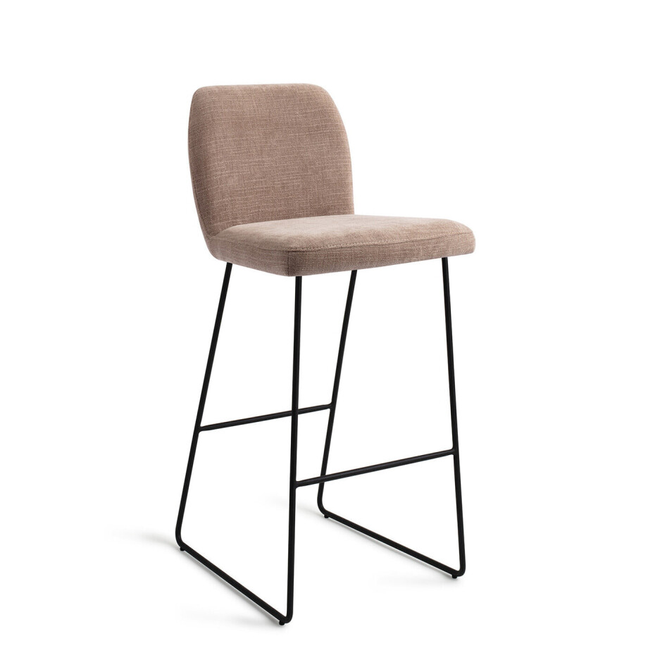 Jesper Home Barkruk 'Ikata' Slide Black, kleur Mocha Mist (zithoogte 75cm) Jesper Home Barkruk 'Ikata' Slide Black, kleur Mocha Mist (zithoogte 75cm) afbeelding 1