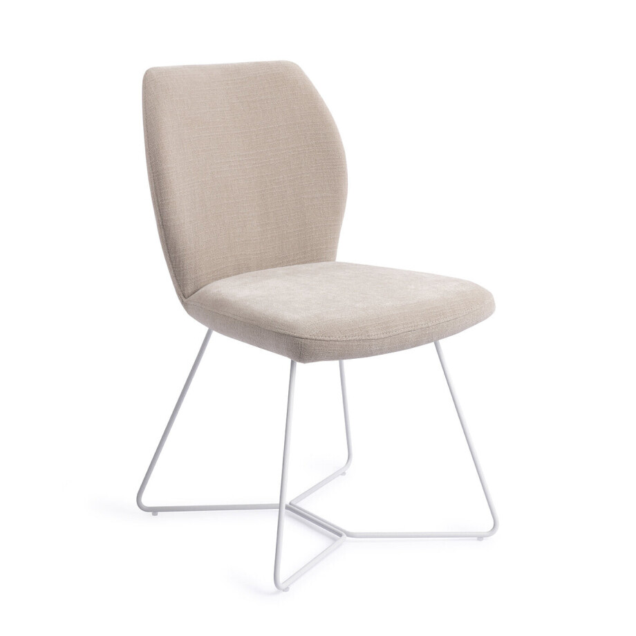 Jesper Home Eetkamerstoel 'Ikata' Beehive White, kleur Sand Strand afbeelding 1