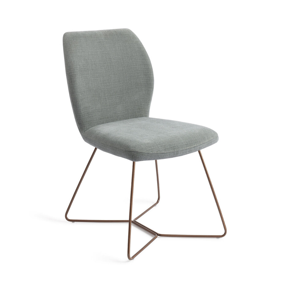 Jesper Home Eetkamerstoel 'Ikata' Beehive Rose, kleur Breezy Blue afbeelding 1