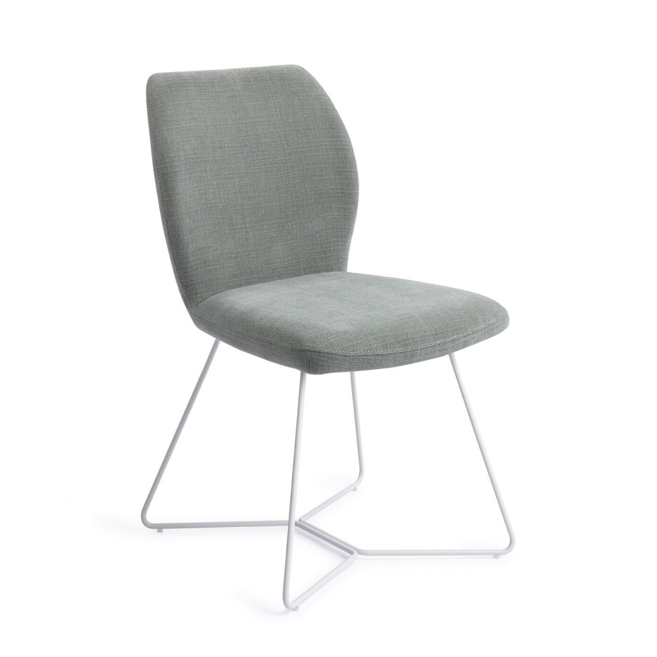 Jesper Home Eetkamerstoel 'Ikata' Beehive White, kleur Breezy Blue afbeelding 1