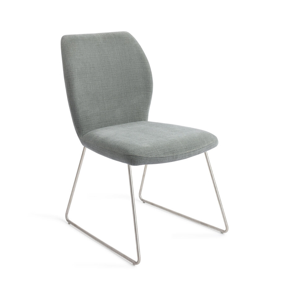 Jesper Home Eetkamerstoel 'Ikata' Slide Steel, kleur Breezy Blue afbeelding 1
