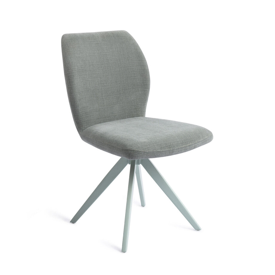 Jesper Home Draaibare Eetkamerstoel 'Ikata' Turn Mint, kleur Breezy Blue afbeelding 1