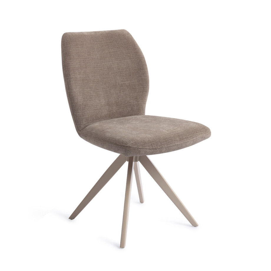 Jesper Home Draaibare Eetkamerstoel 'Ikata' Turn Beige, kleur Mocha Mist afbeelding 1