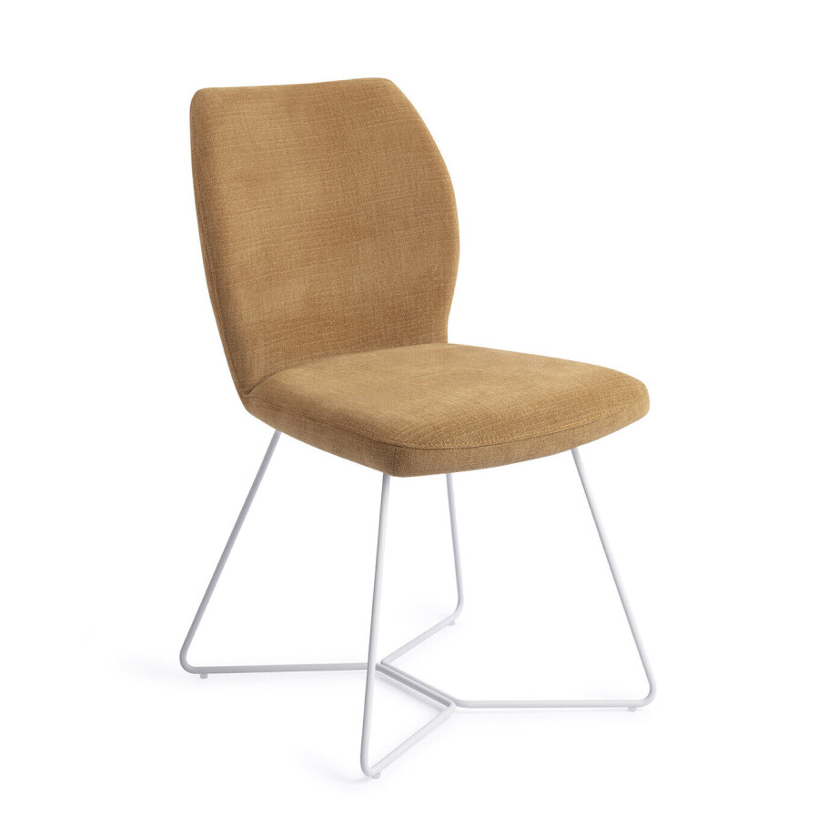 Jesper Home Eetkamerstoel 'Ikata' Beehive White, kleur Honey Harvest afbeelding 1