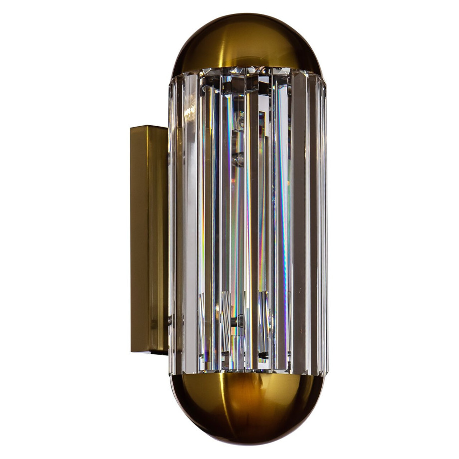 Richmond Wandlamp 'Anja' Crystal, kleur Brons afbeelding 1