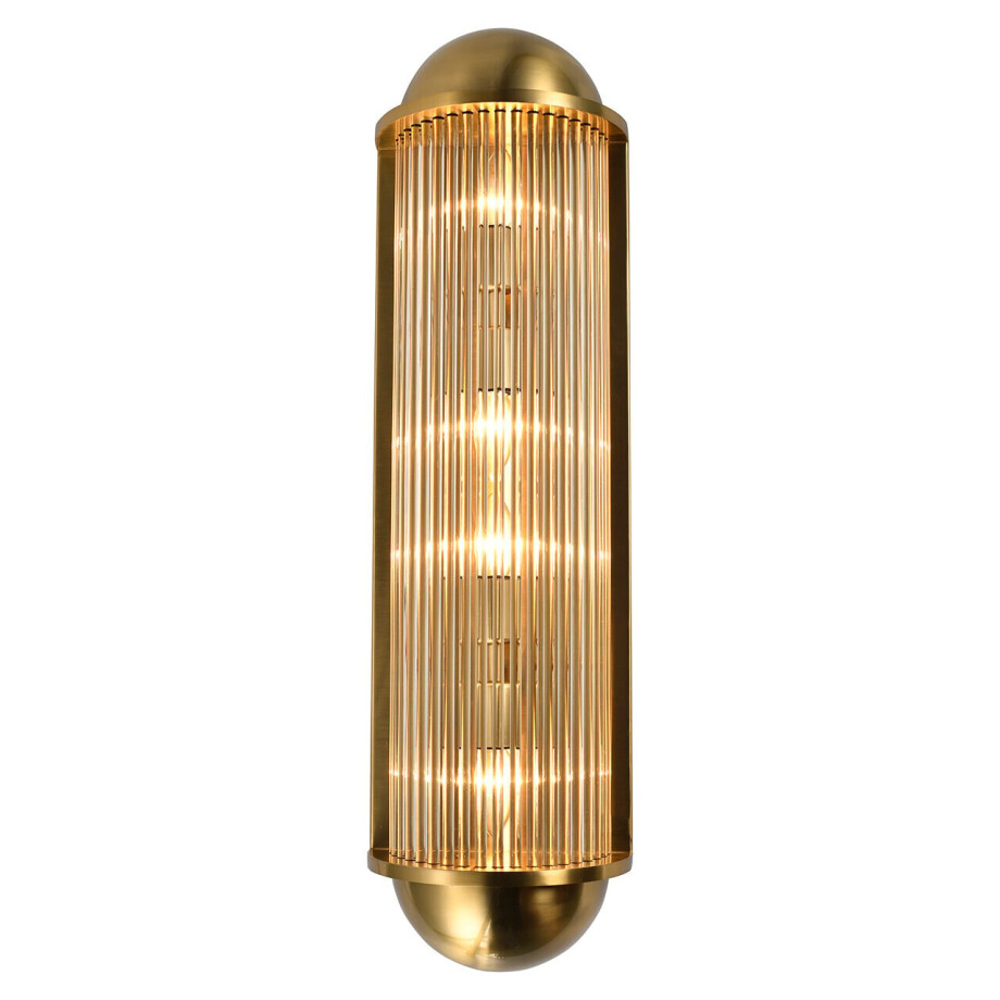 Richmond Wandlamp 'Leeza' 80cm, kleur Brushed Gold afbeelding 1