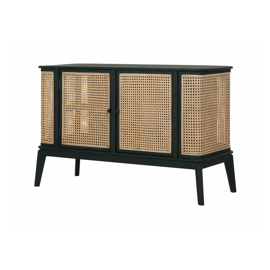 MUST Living Dressoir 'Raffles' Rotan en hout, 125 x 80cm afbeelding 1