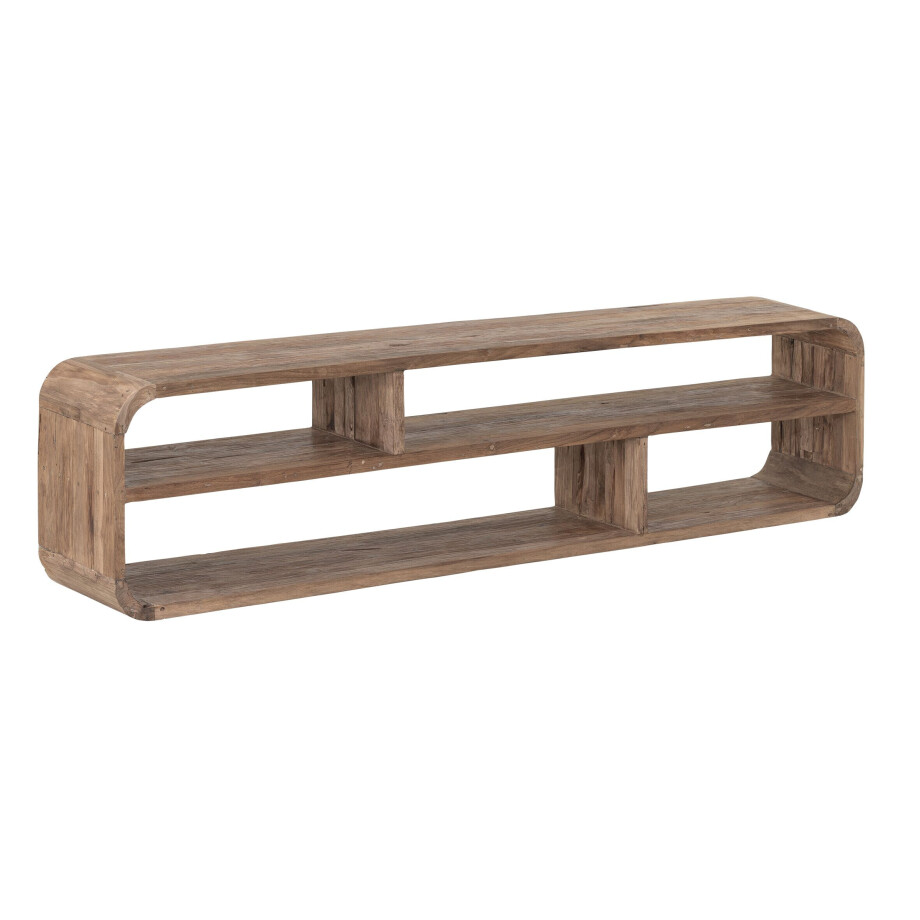 MUST Living TV-meubel 'Corso' Teakhout, 220cm afbeelding 