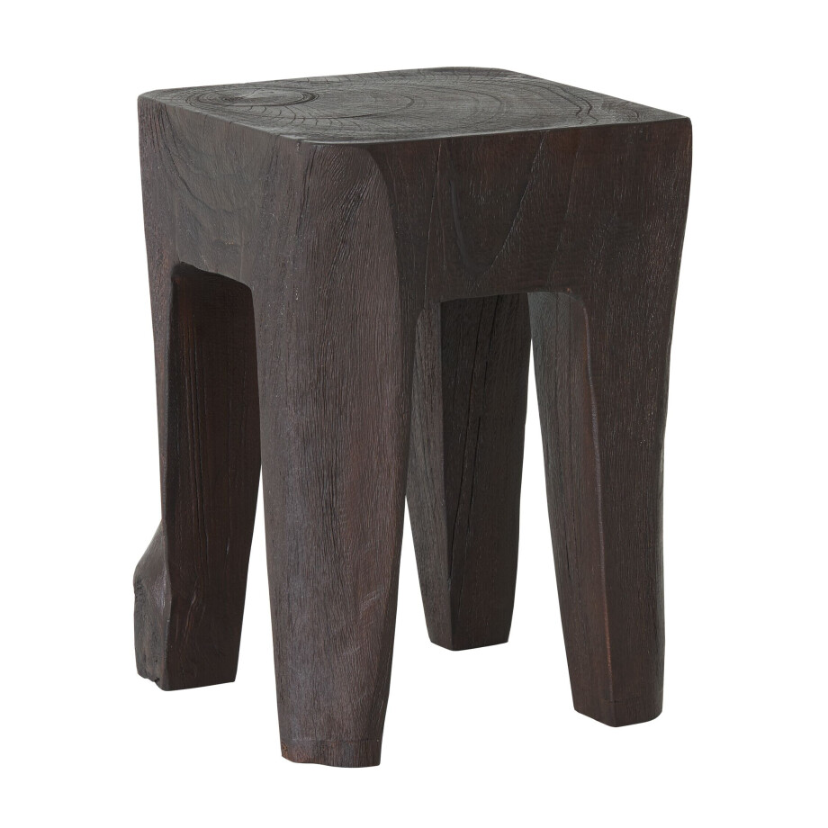 MUST Living Krukje 'Vito' Teakhout, kleur Bruin MUST Living Krukje 'Vito' Teakhout, kleur Bruin afbeelding 1