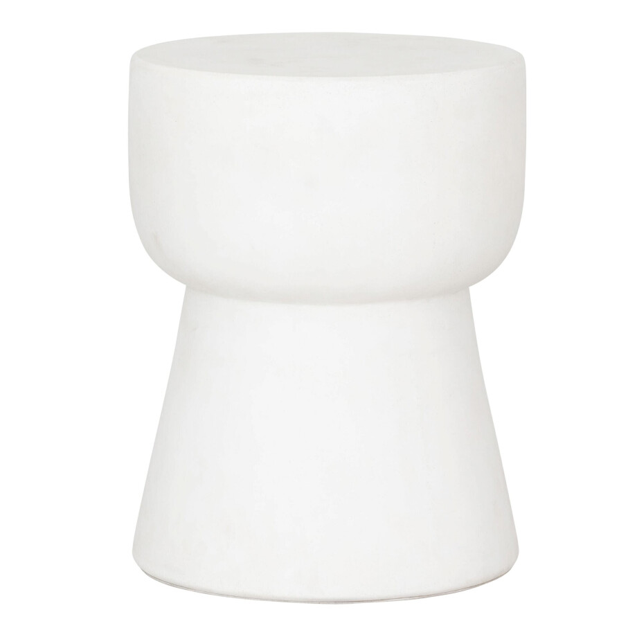 MUST Living Krukje 'Motto' Cement, 35cm, kleur Wit MUST Living Krukje 'Motto' Cement, 35cm, kleur Wit afbeelding