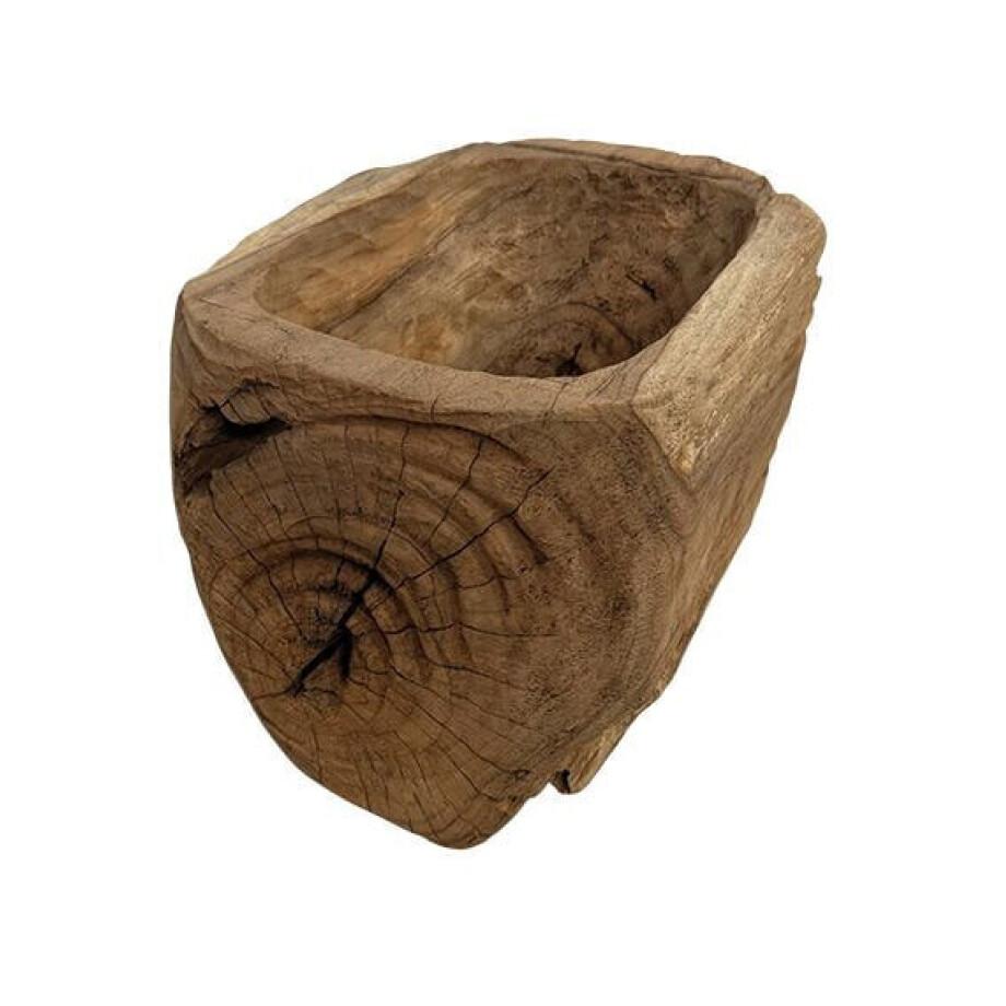 MUST Living schaal 'Kelud' Teakhout afbeelding 