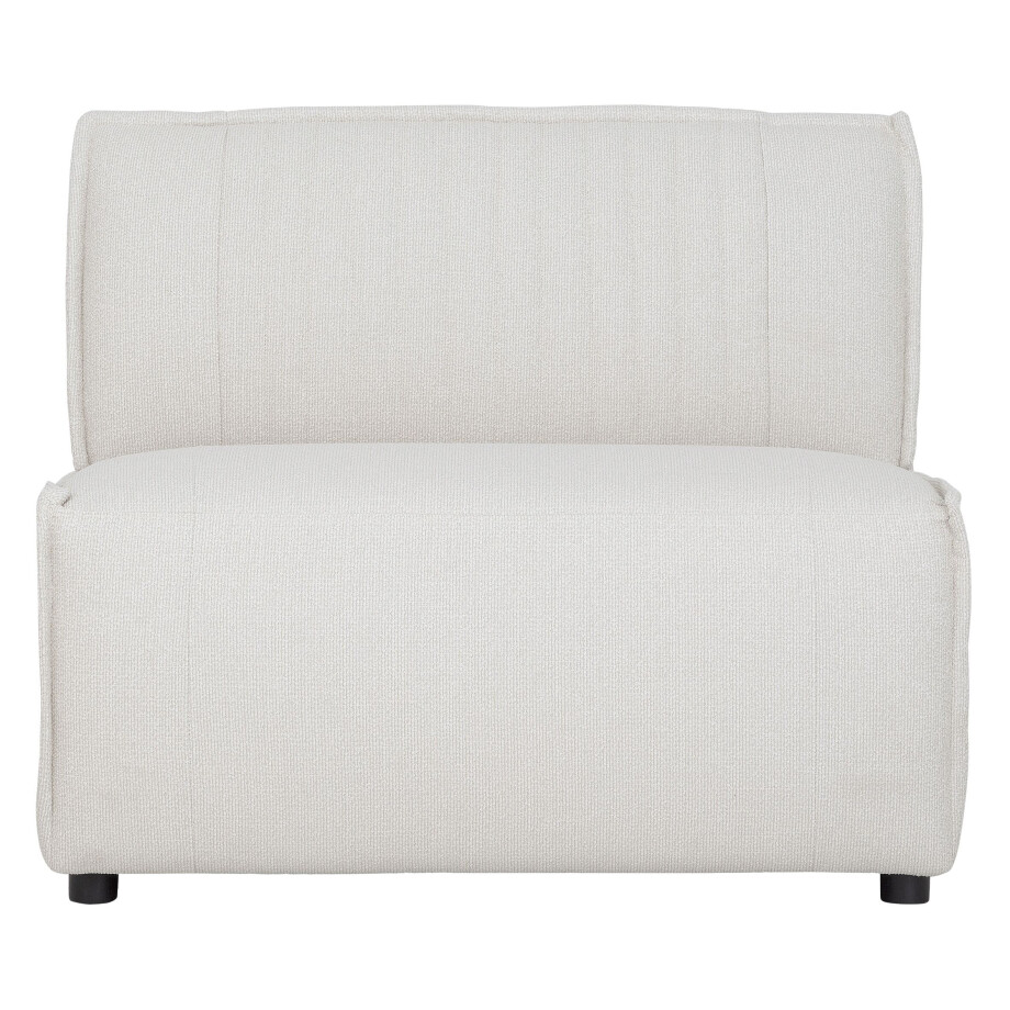 MUST Living Bank 'Rally' 1-zits element, kleur Zand afbeelding 1