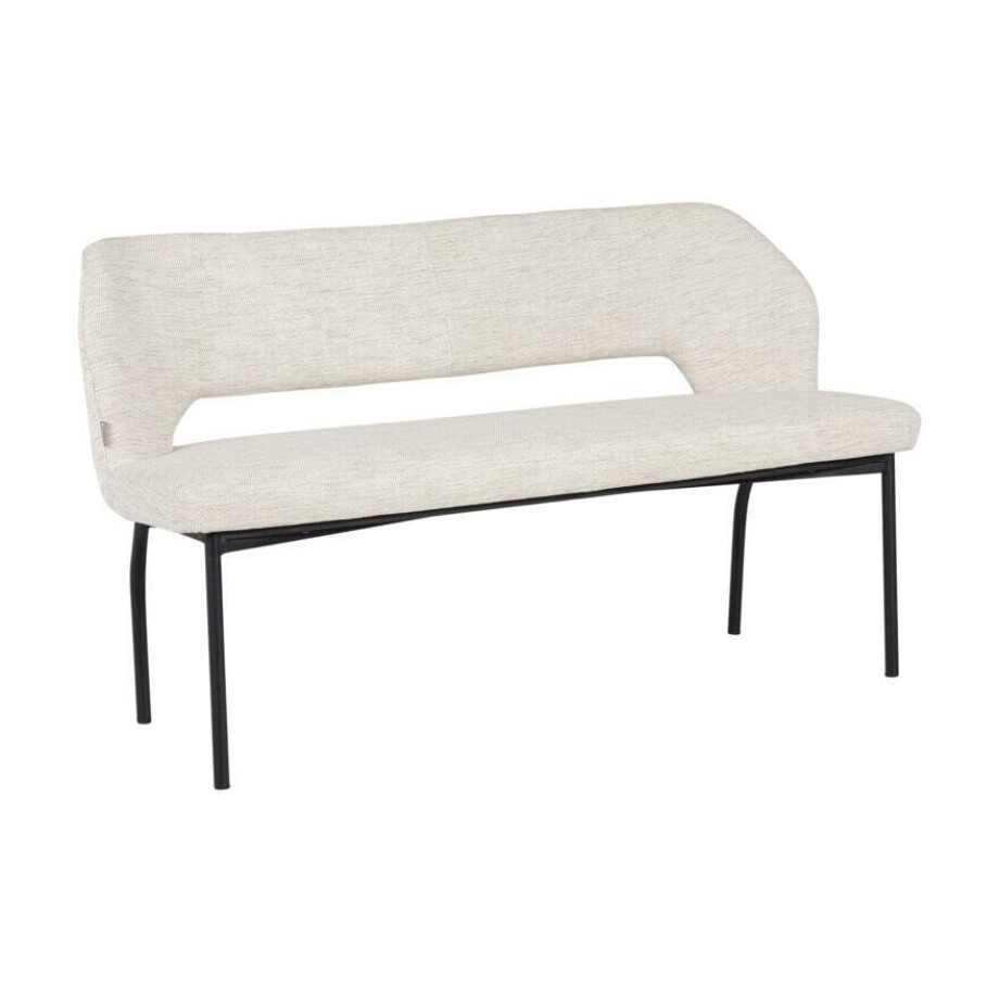 MUST Living Eetkamerbank 'Bloom' Polaris, 150cm, kleur Naturel MUST Living Eetkamerbank 'Bloom' Polaris, 150cm, kleur Naturel afbeelding 1