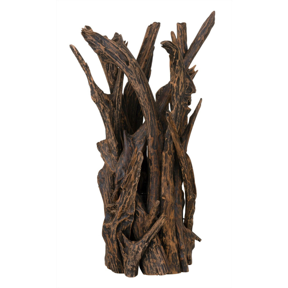 MUST Living Tafellamp 'Spot' Teakhout, 60cm, kleur Zwart afbeelding 1
