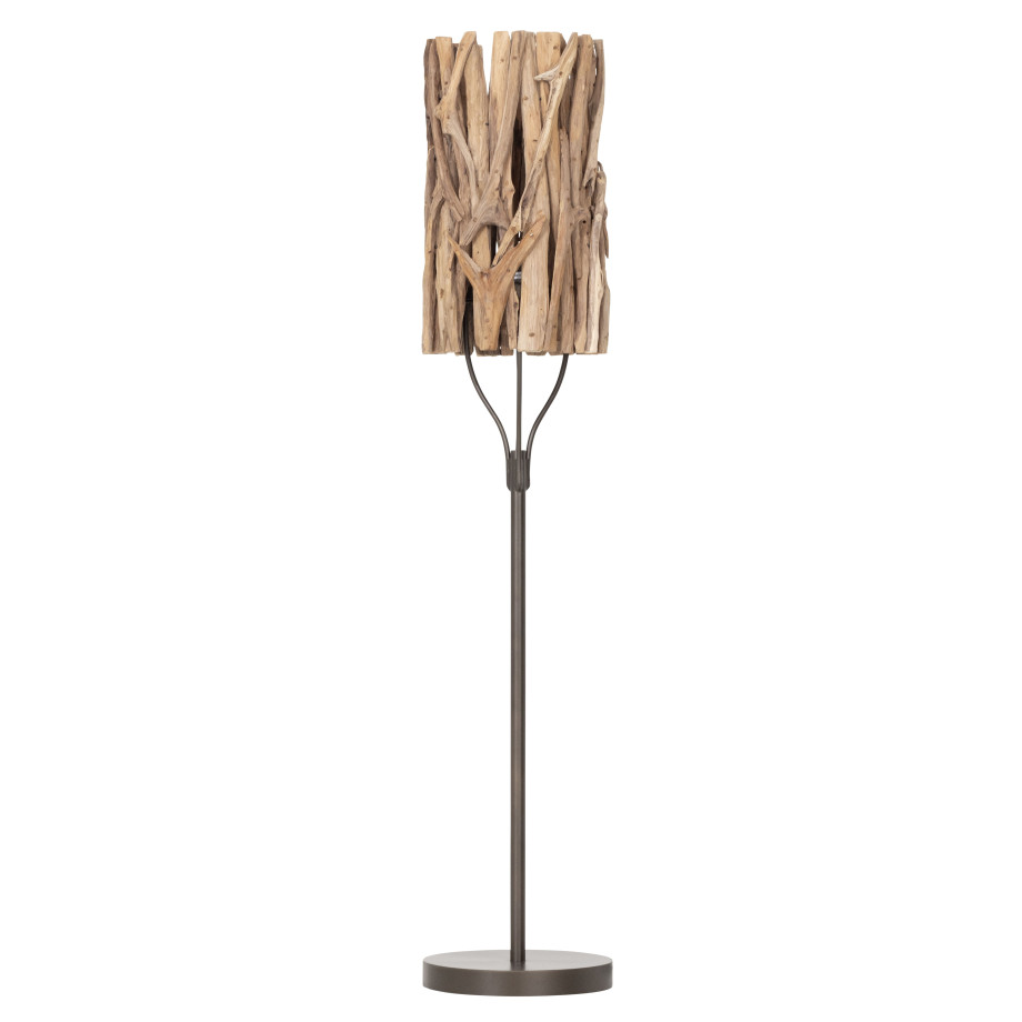 MUST Living Vloerlamp 'Forest' Teakhout, 150cm, kleur Naturel afbeelding 1