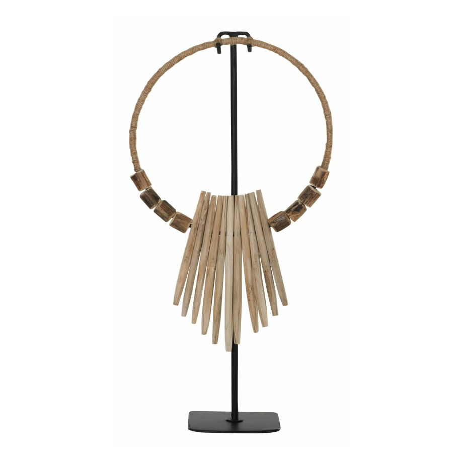 MUST Living Decoratie 'Necklace' Teakhout, 53cm afbeelding 