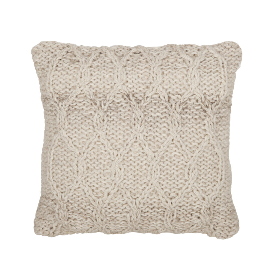 MUST Living Kussen 'Dolomite' 45 x 45cm, kleur Ivory MUST Living Kussen 'Dolomite' 45 x 45cm, kleur Ivory afbeelding 1