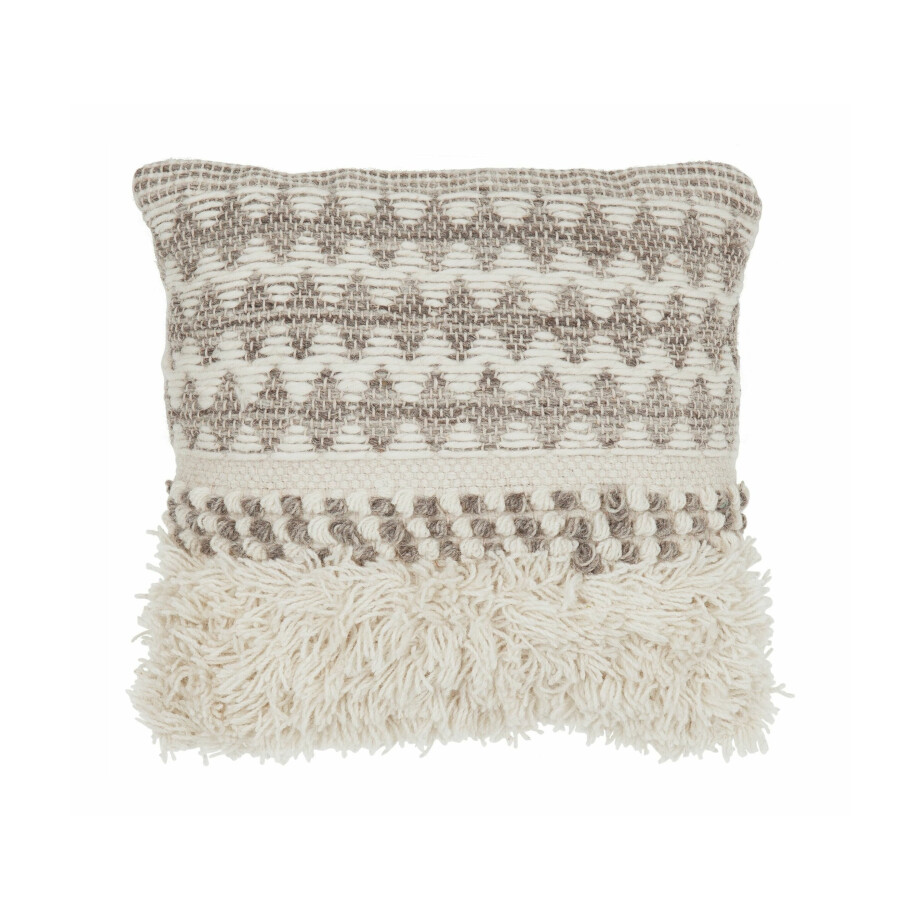 MUST Living Kussen 'Aura' 45 x 45cm, kleur Grijs MUST Living Kussen 'Aura' 45 x 45cm, kleur Grijs afbeelding