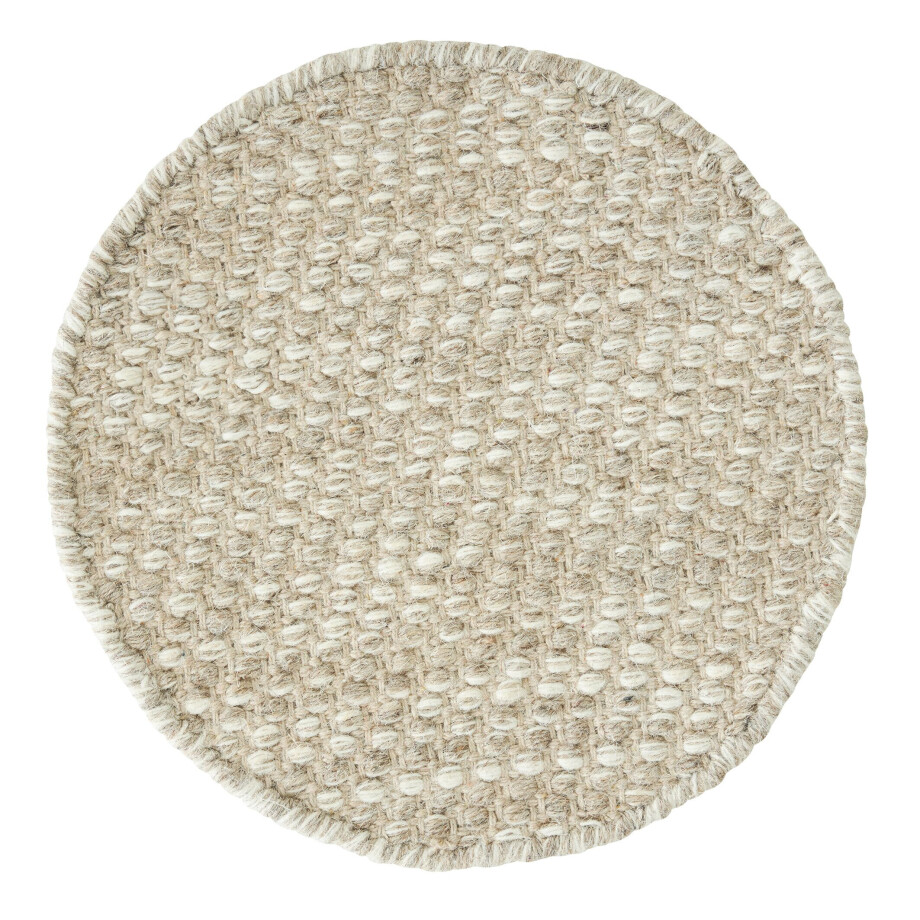 MUST Living Vloerkleed 'Asuri' 250cm, kleur Zand afbeelding 1