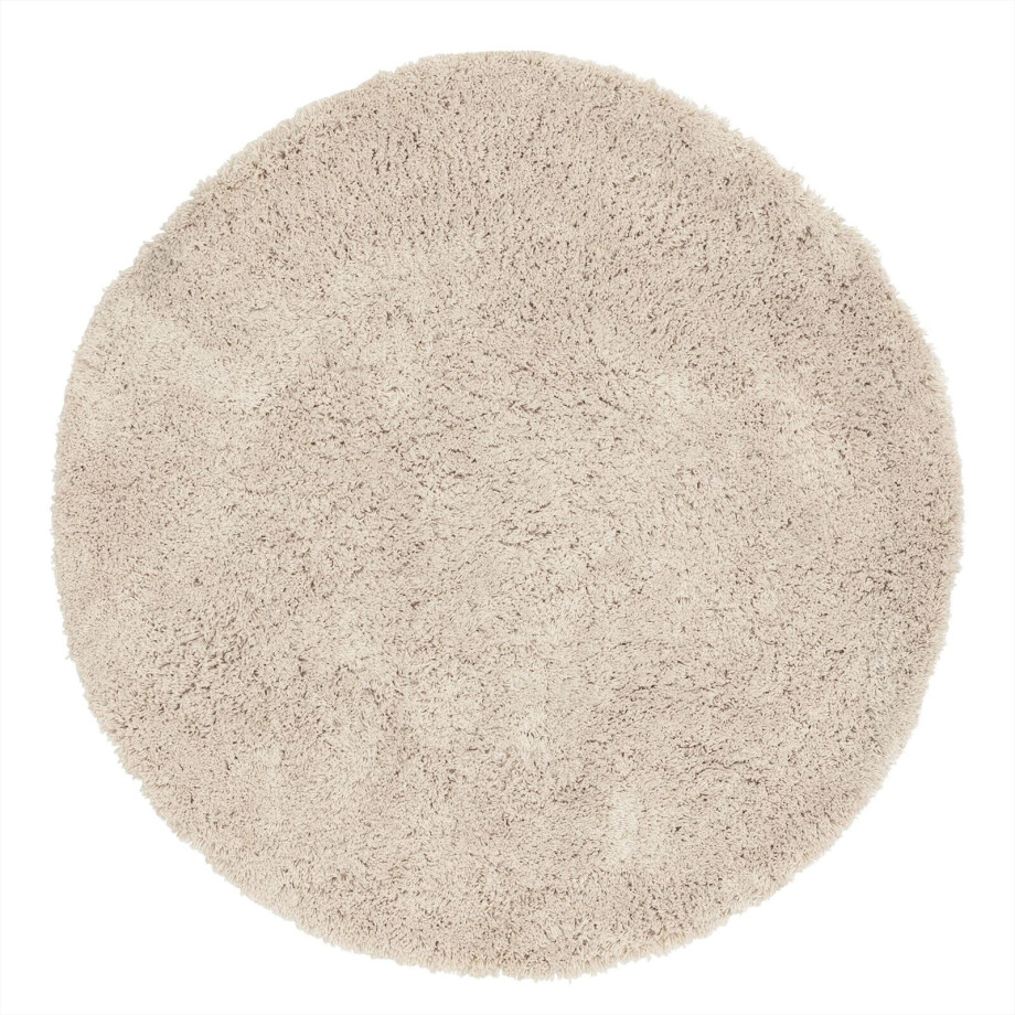 MUST Living Rond Vloerkleed 'Celeste' 150cm, kleur Beige afbeelding 1