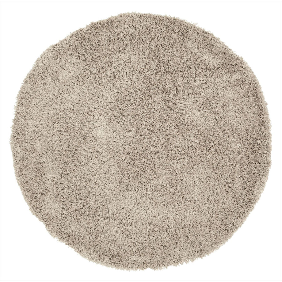 MUST Living Rond Vloerkleed 'Celeste' 250cm, kleur Taupe MUST Living Rond Vloerkleed 'Celeste' 250cm, kleur Taupe afbeelding 1