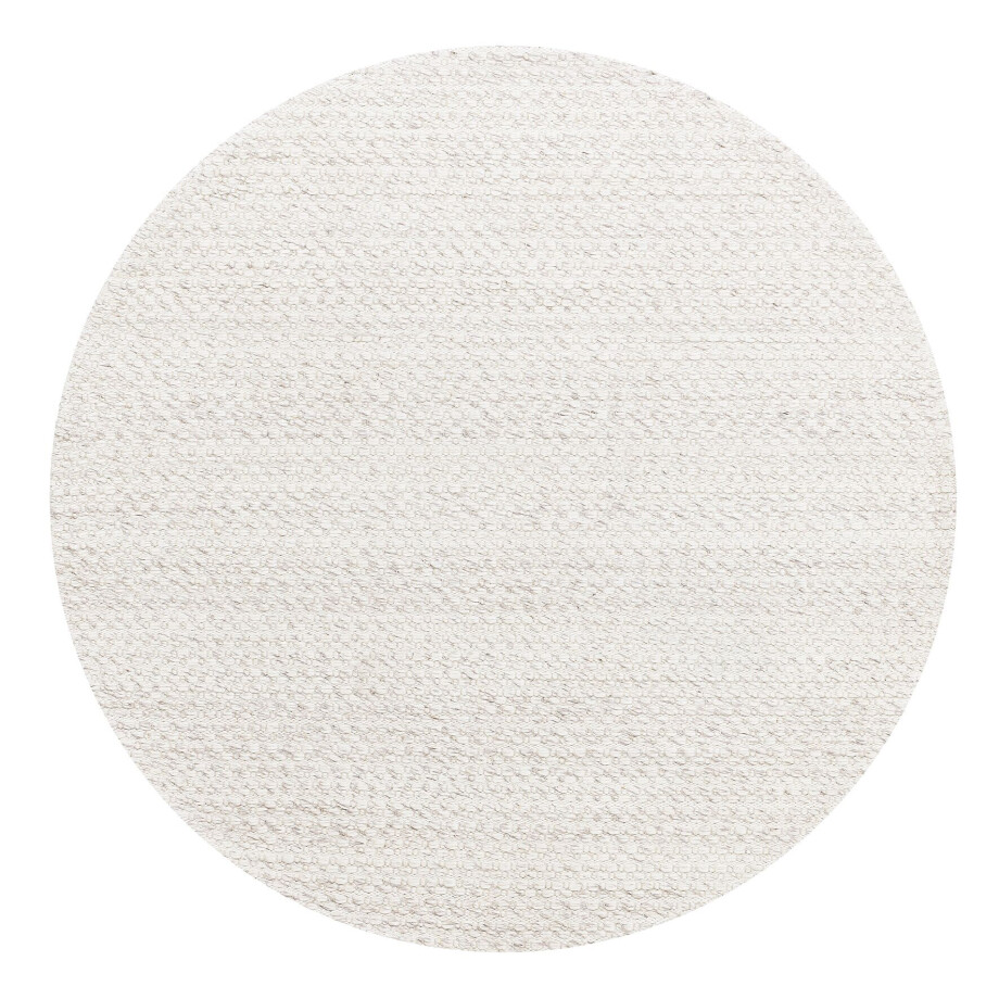 MUST Living Rond Vloerkleed 'Crown' 250cm, kleur Ivory afbeelding 1