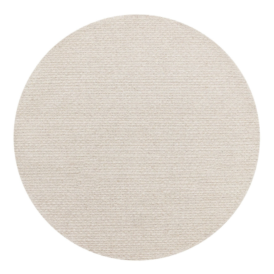 MUST Living Rond Vloerkleed 'Nirvana' 150cm, kleur Beige afbeelding 1